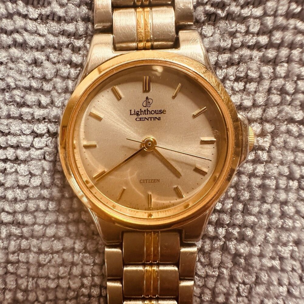 Citizen Lighthouse Centini Women’s Gold And Silver Tone Watch 23mm